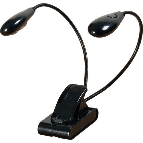 On-Stage LED204 - Dual Head 4 LED Clip Light