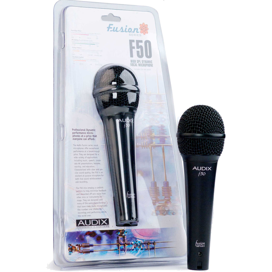 Audix f50 Fusion Series Handheld Cardioid Dynamic Microphone