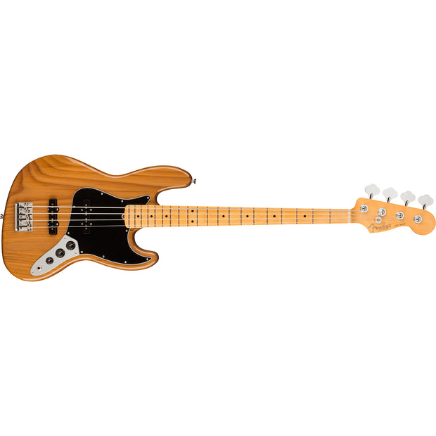 Fender American Professional II Jazz Bass Maple Fingerboard Electric Bass Guitar - Roasted Pine