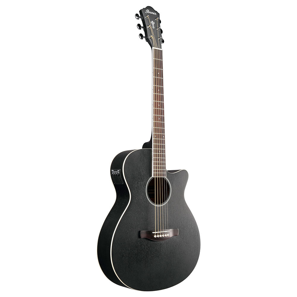Ibanez AEG7MH Acoustic-Electric Guitar - Weatherd Black Open Pore