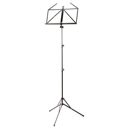K&M 10052 Height-Adjustable Music Stand (Black)