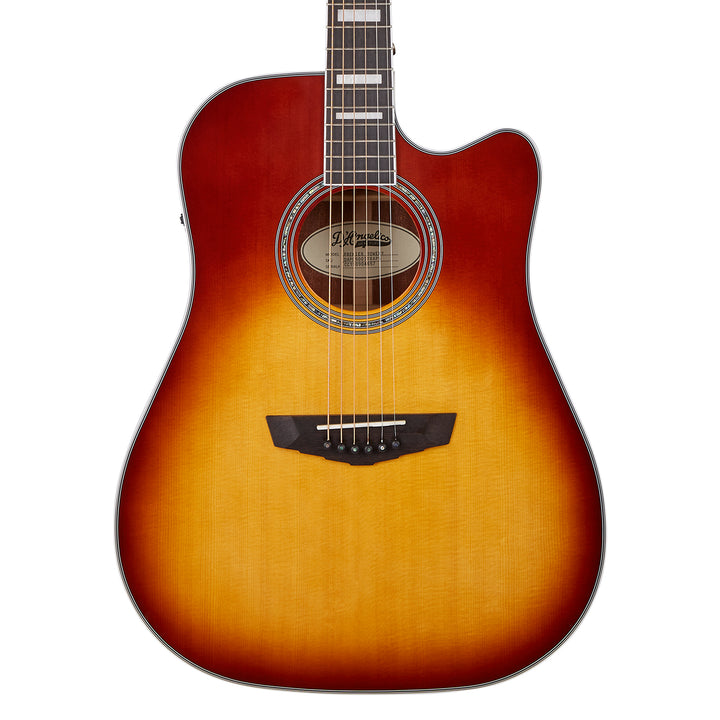 D'Angelico Premier Bowery Acoustic Guitar - Iced Tea Burst