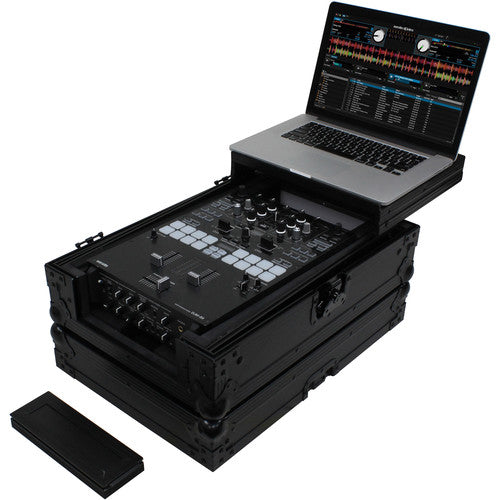 Odyssey Flight FX Low-Profile Universal 10'' DJ Mixer Case with Glide Platform
