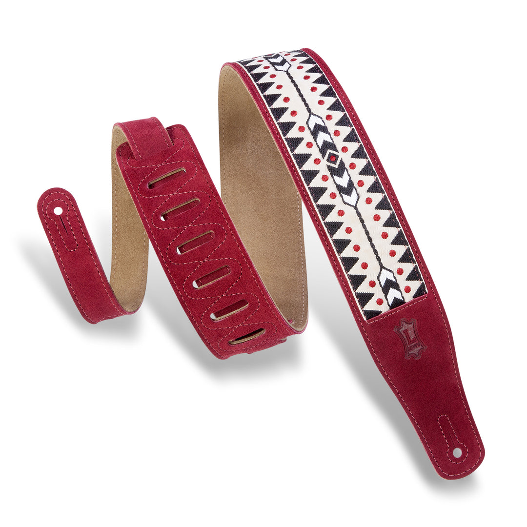 Levy's MSJ26-BRG Garment Leather Guitar Straps