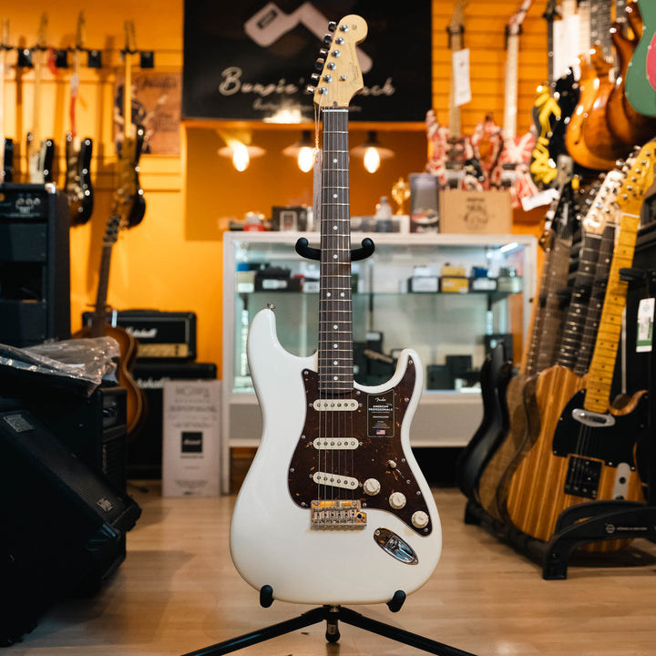 Fender American Professional II Stratocaster HSS Rosewood Fingerboard (Olympic White) Electric Guitar