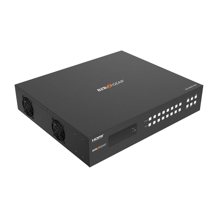BZBGEAR - 8X8 4K UHD 18Gpbs HDMI and HDBaseT Matrix Switch with Bi-directional IR/Advance EDID and Downscaling