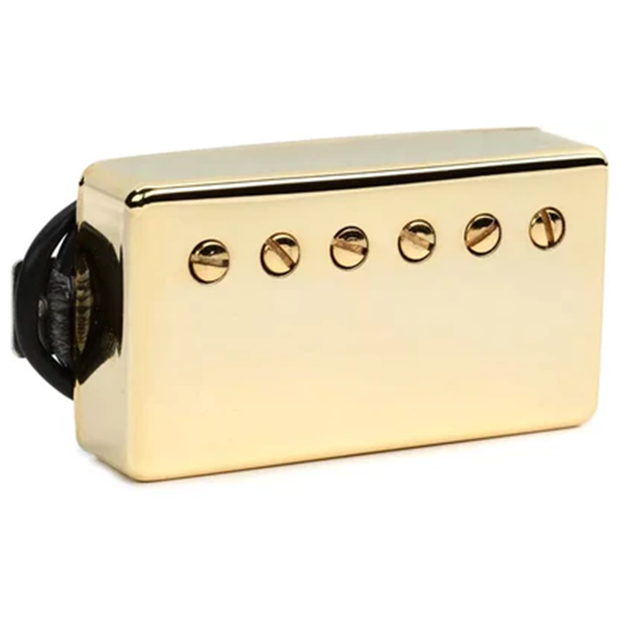 Seymour Duncan High Voltage Neck Guitar Pickup (Gold Cover) Music