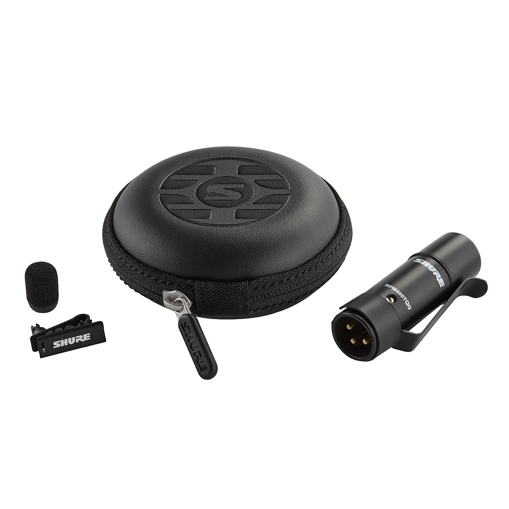 Shure UL4 Cardioid Lavalier microphone with XLR connector - Black