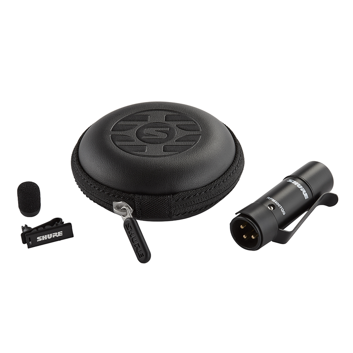 Shure UL4 Cardioid Lavalier microphone with XLR connector - Black