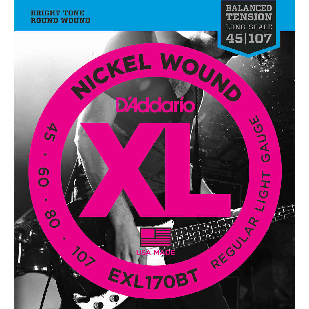 D'Addario EXL170BT - SET BASS BAL XL 45-107 LONG