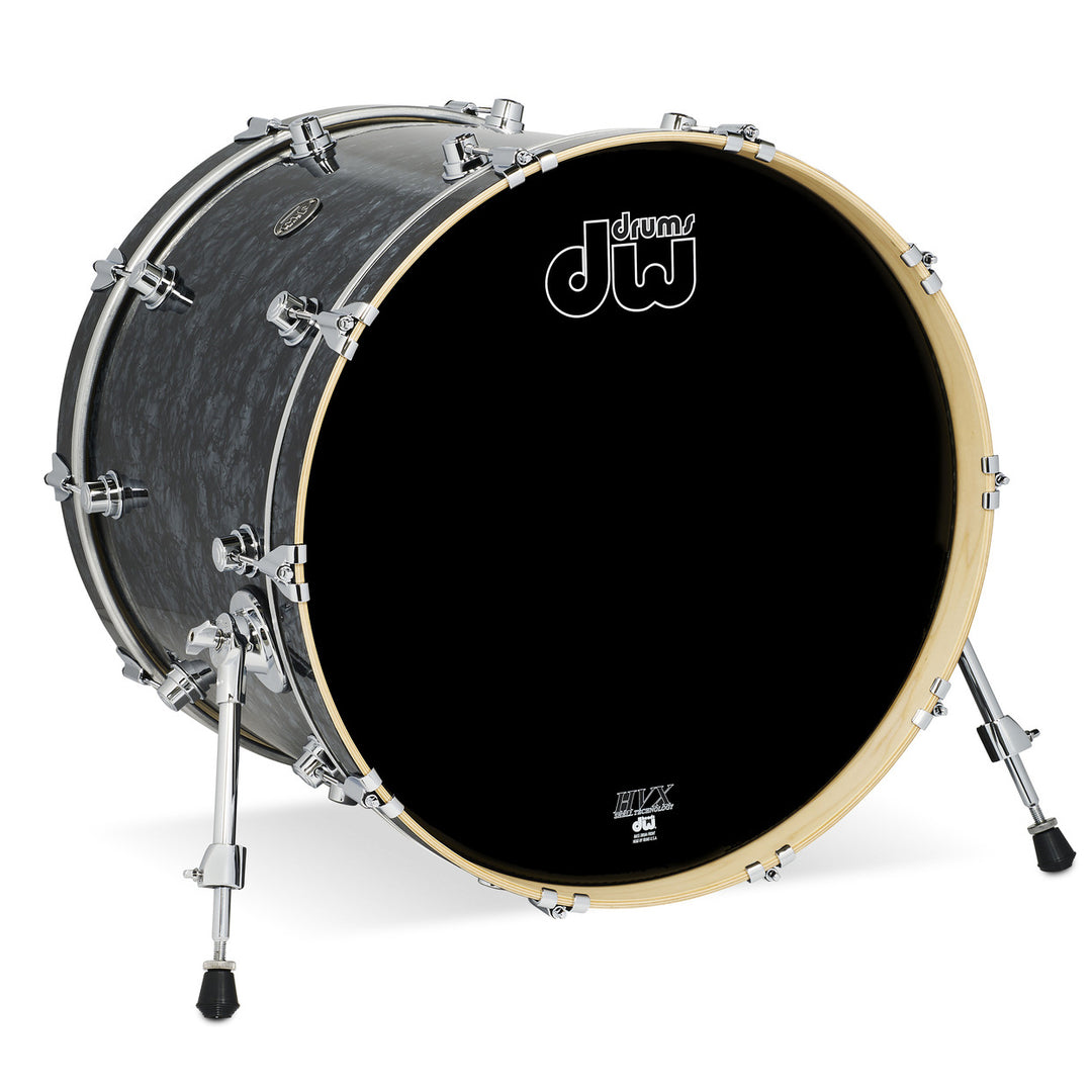 DW Performance Series Bass Drum 18x22 Finish Ply - Black Diamond