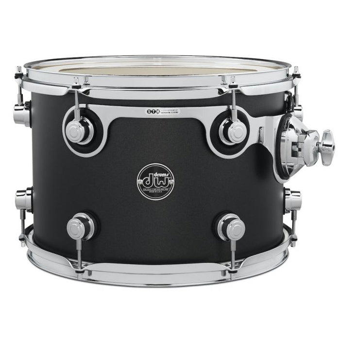 DW Performance Series Tom Tom 9x13 Hard Satin Lacquer - Charcoal Metallic