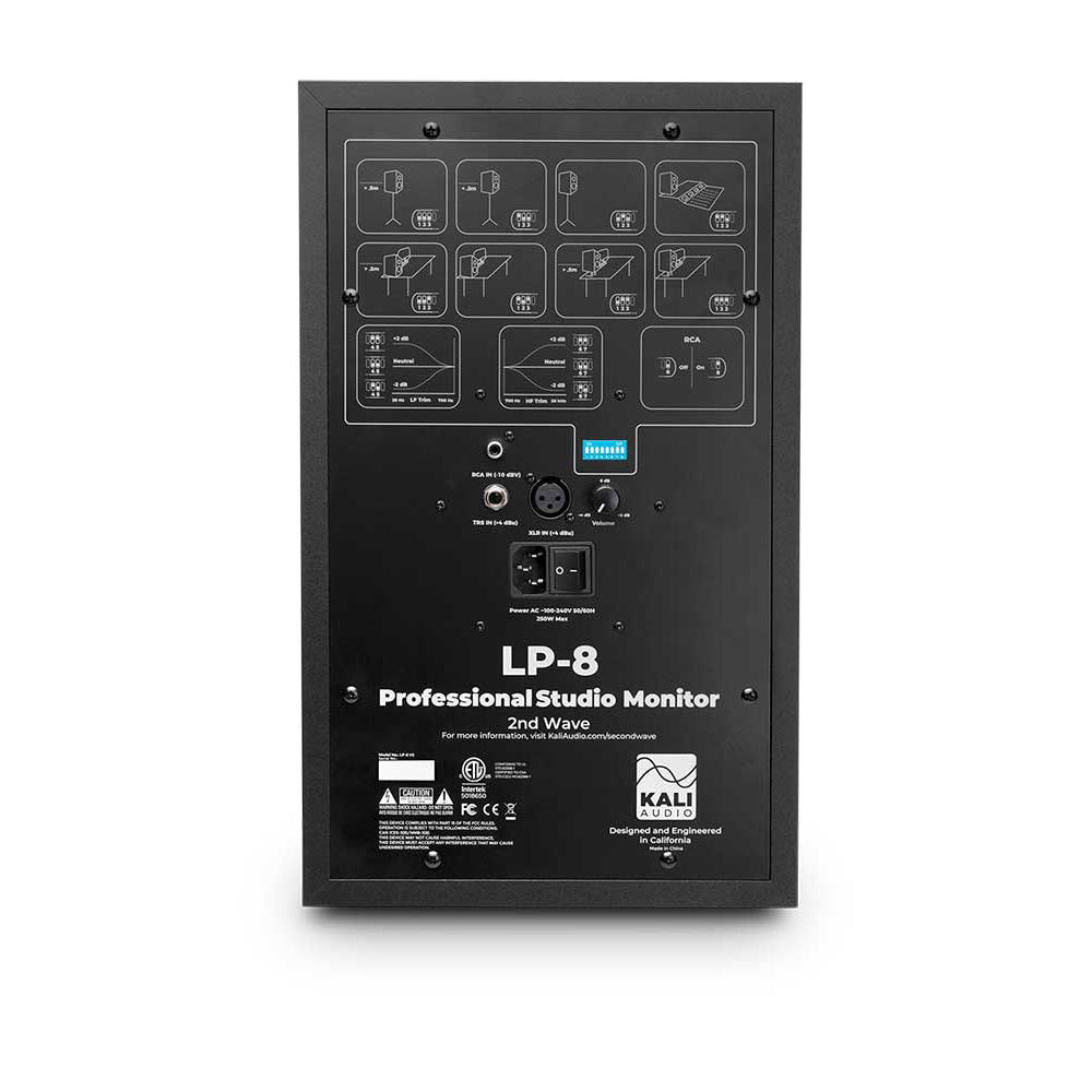 Kali Audio LONEPINE 8" 2-way 100w Powered Studio Monitor Black (each)