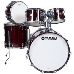 Yamaha Absolute Hybrid Maple 5-Piece Shell Pack 20” Bass Drum w/ Snare - Classic Walnut