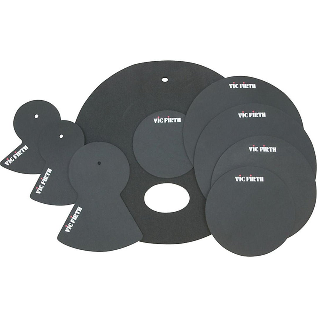 Vic Firth MUTEPP7 Mute Pre-Pack 10”/12”/14”/18'' hi-hat and cymbal (2)
