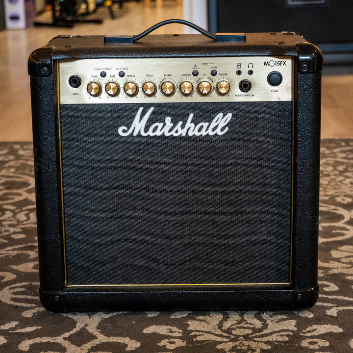 Marshall MG15GFX 4-Channel Solid-State Combo Amplifier with Presets and FX (Open Box)