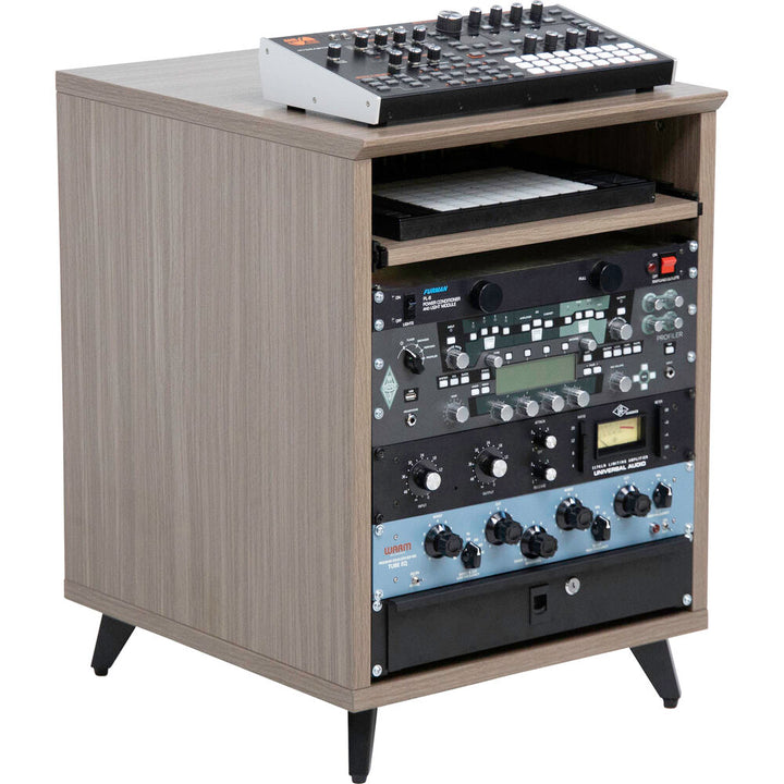 Gator Elite Series 10 RU Studio Rack Table - Driftwood Gray