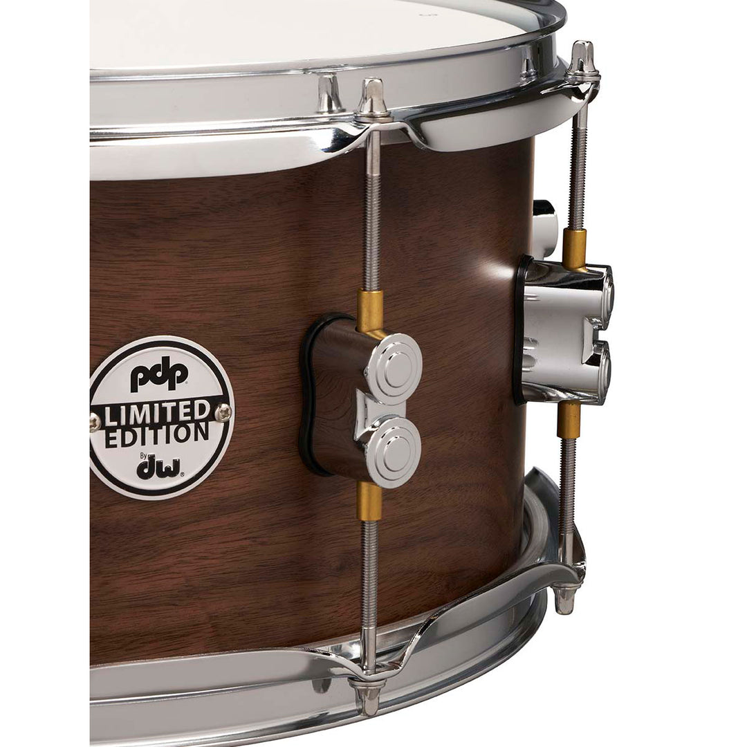 PDP Concept Series Maple Hybrid Limited Edition “EXT-PLY” 5.5x14 Snare Drum w/ Chrome Hardware - Walnut Natural Satin