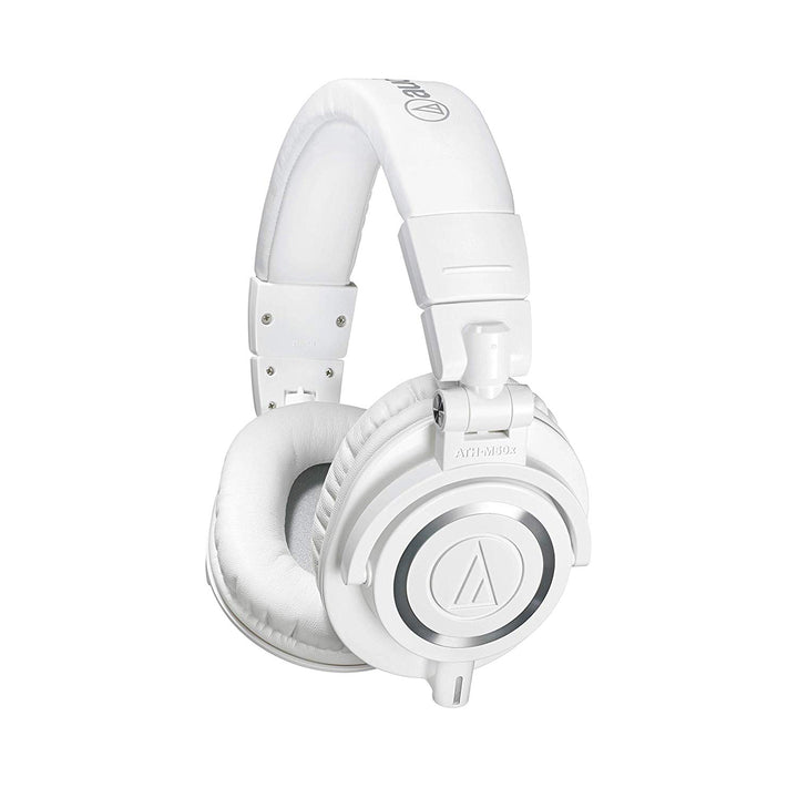 Audio-Technica ATH-M50x Closed-Back Dynamic Monitor Headphones - White