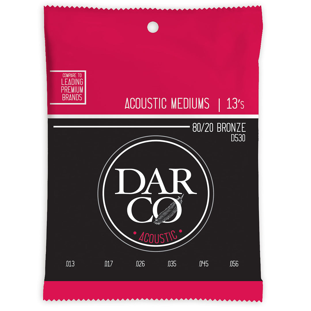Martin D530 DARCO 80/20 Bronze Acoustic Guitar Strings - Medium 13-56