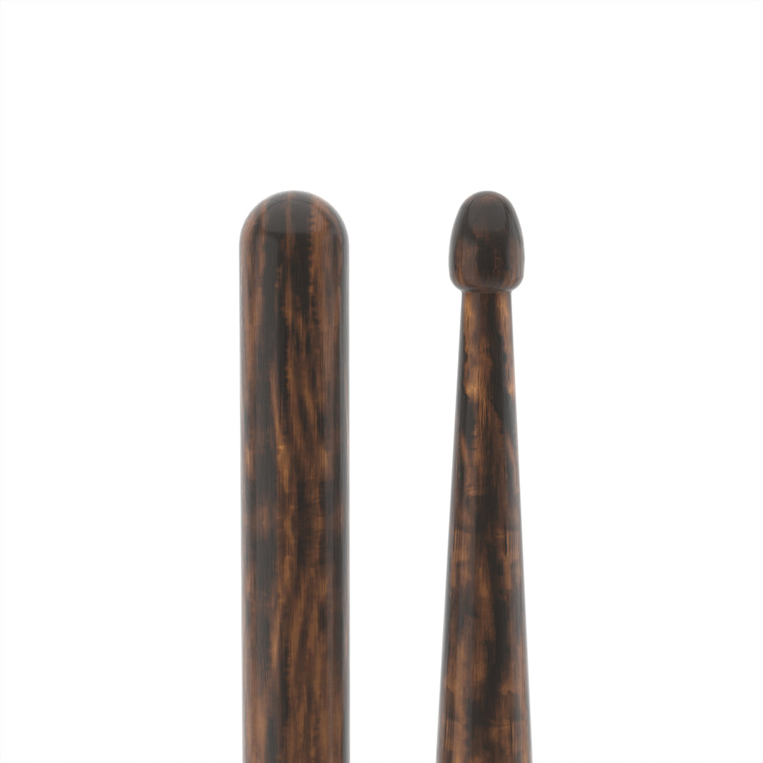 Promark R2BFG-Promark Rebound 2B FireGrain Hickory Drumsticks, Acorn Wood Tip