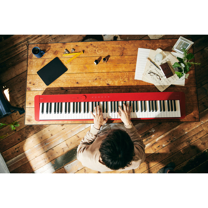 Casio PX-S1100 Digital 88-Key Piano w/ 18-Tones & Smart Scaled Action - Red