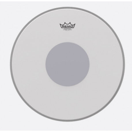 Remo P3-1118-10 - 18''Bass, Powerstro3,Coated No Stripe, Bottom Black Dot