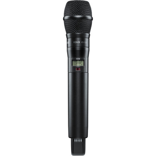Shure ADX2 Handheld Transmitter for Axient Digital Wireless Systems w/ ShowLink (G57: 470 to 616 MHz) KSM9 Black