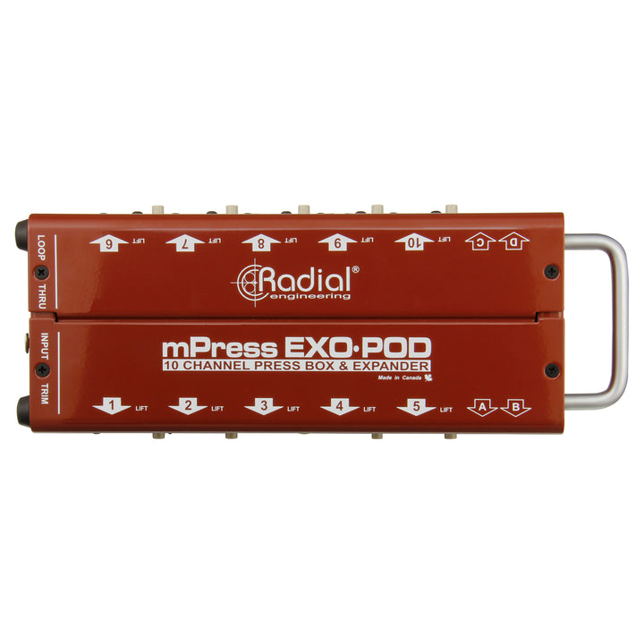 Radial Exo-Pod Broadcast Splitter with XLR & 3.5mm Connections