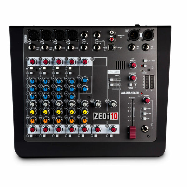 Allen & Heath ZEDi-10 Compact 10-Input Mixer w/USB