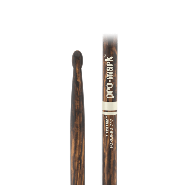 Promark TX747W-FG-Promark Classic 747 Firegrain Hickory Drumsticks