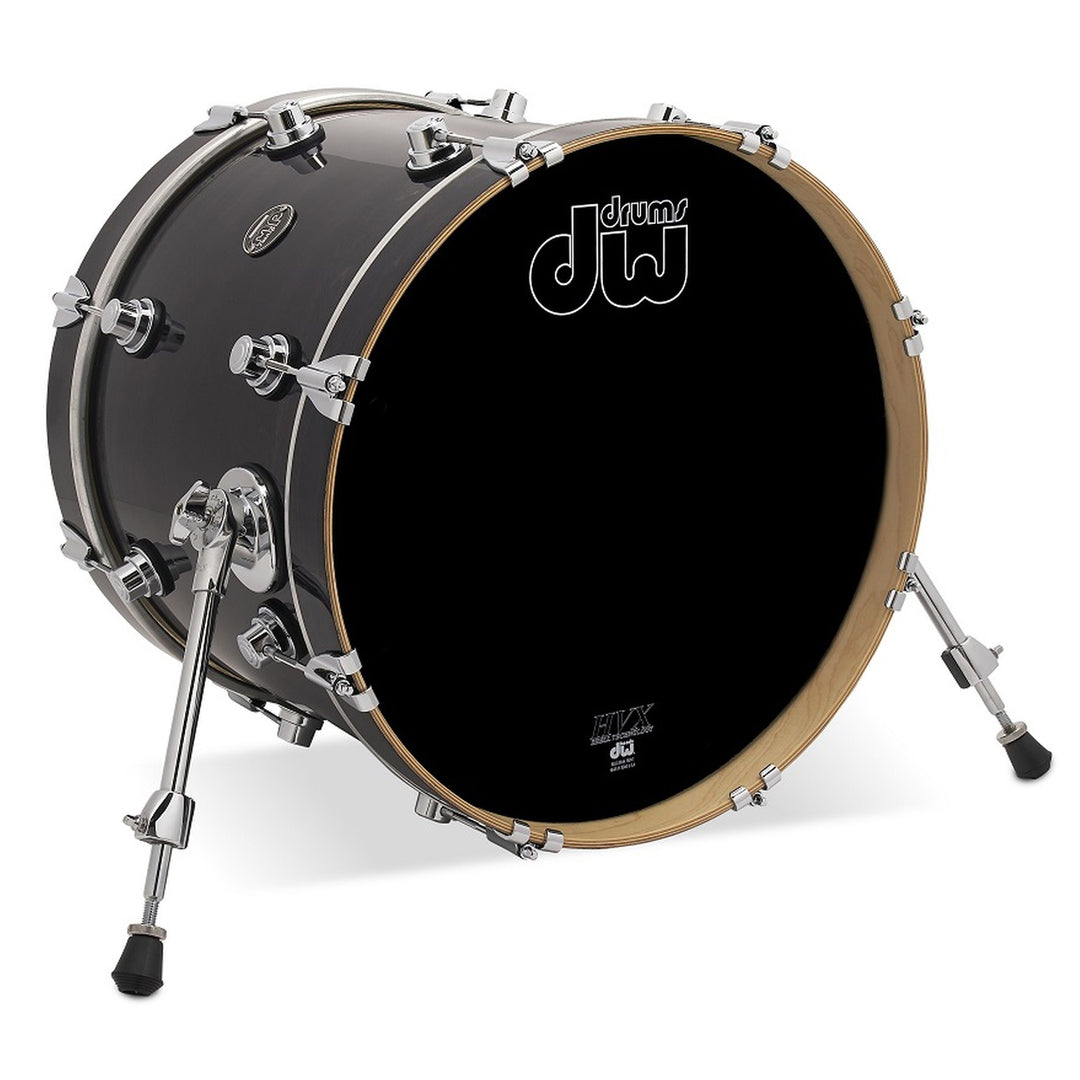 DW Performance Series Bass Drum 14x18 Gloss Lacquer - Ebony Stain