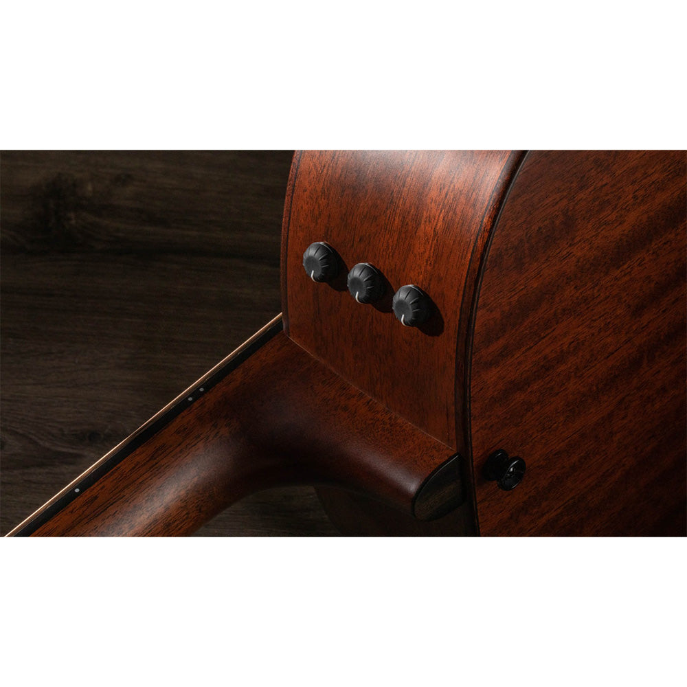 Taylor Guitars Builder's Edition 517e, West African Crelicam Ebony Fretboard, Expression System ® 2 Electronics, Non-cutaway with Taylor Deluxe Hardshell-Western Floral Case