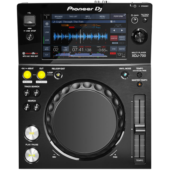 Pioneer DJ XDJ-700 Compact Digital Deck Media Controller for rekordbox DJ