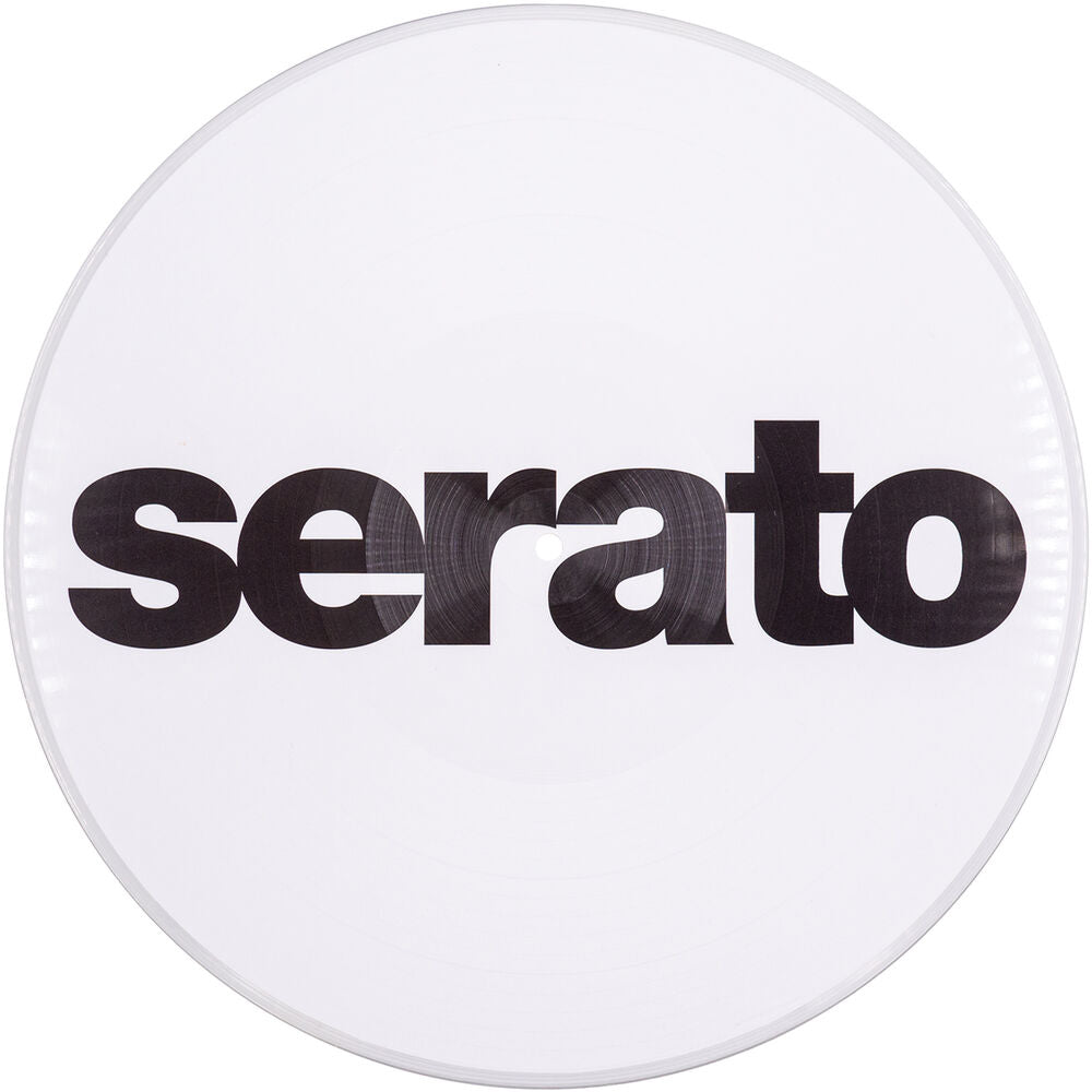 Serato Picture Disk Control Vinyl 12” (Pair) - Reversible Black on White / White on Black