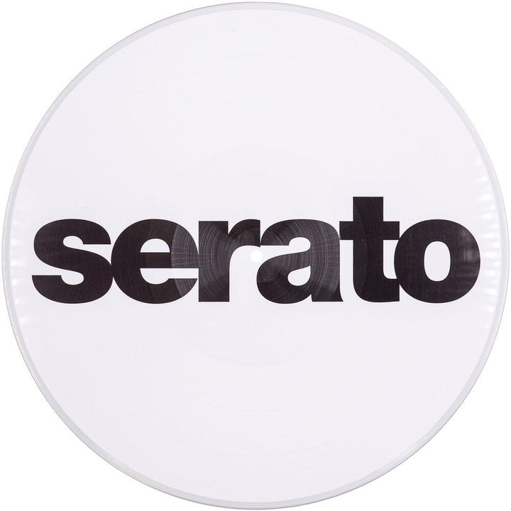 Serato Picture Disk Control Vinyl 12” (Pair) - Reversible Black on White / White on Black