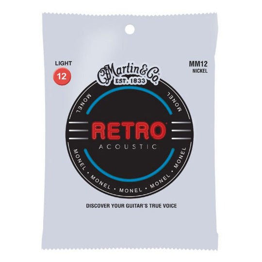 Martin MM12 Retro Acoustic Guitar Strings - Light 12-54