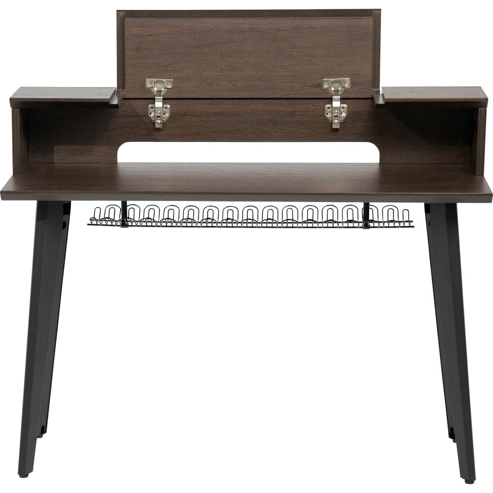 Gator Elite Furniture Series 61-Note Keyboard Table - Dark Walnut