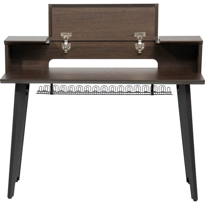 Gator Elite Furniture Series 61-Note Keyboard Table - Dark Walnut