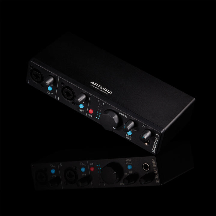 Arturia MiniFuse 2 Portable 2-Channel USB Audio Interface - Black