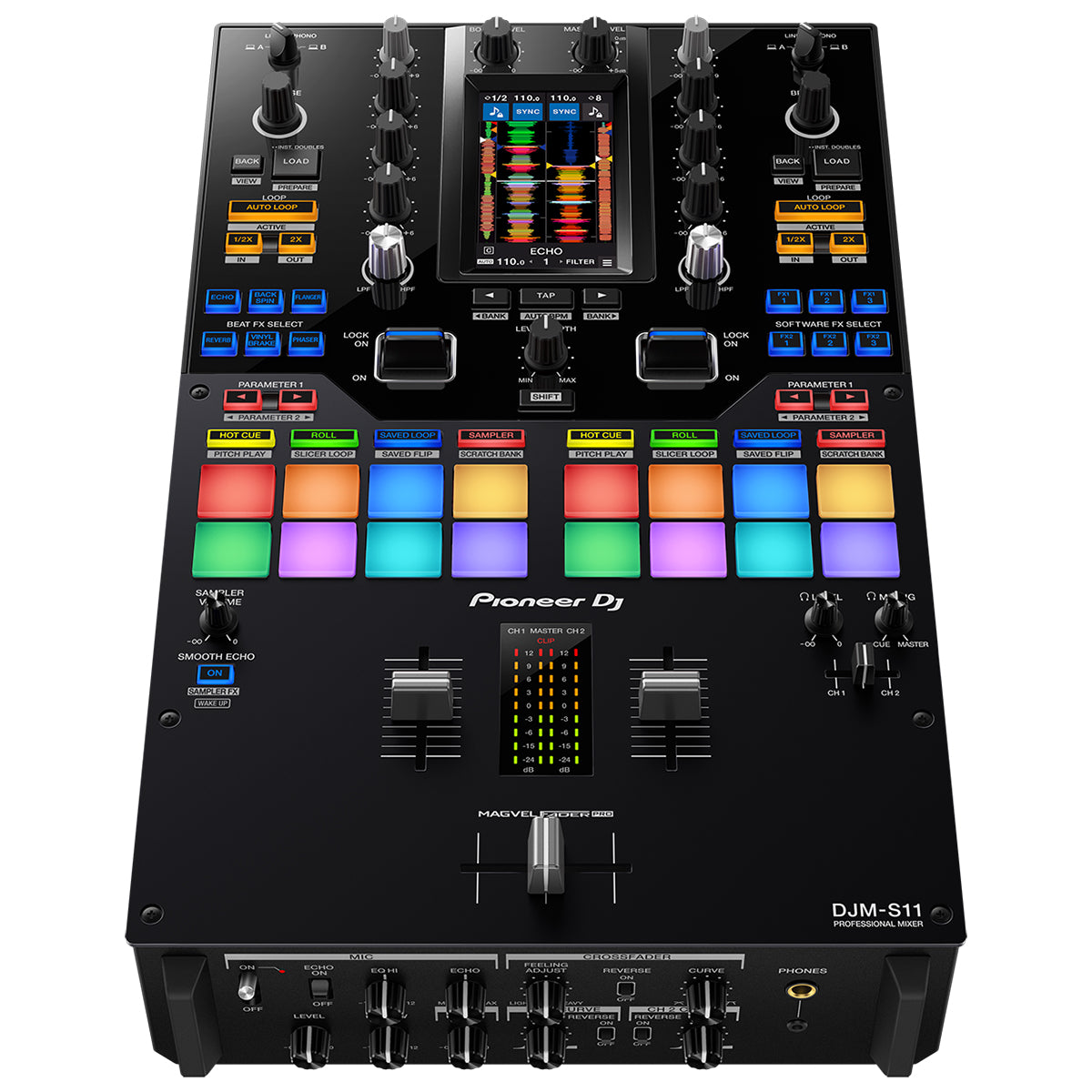 Pioneer DJ DJM-S11 Professional Scratch Style 2-Channel DJ Mixer