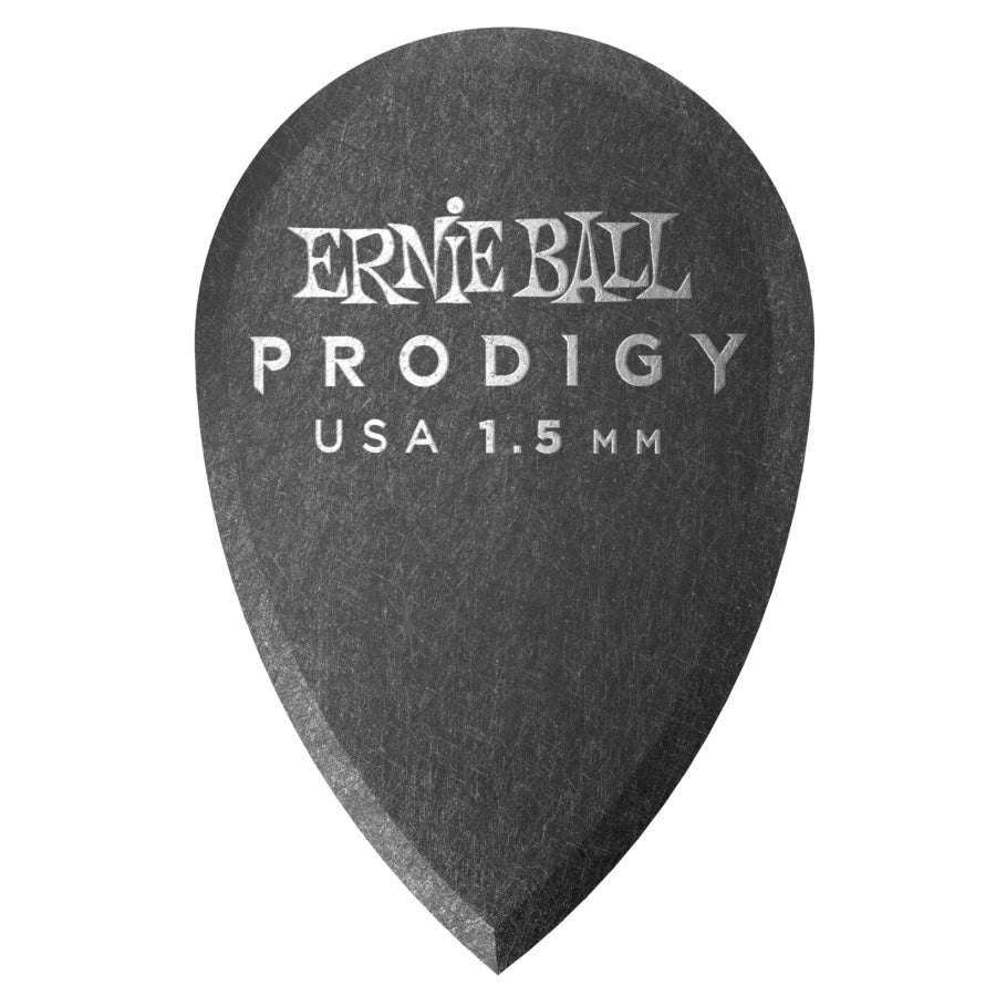 Ernie Ball Guitar Picks Prodigy (Bag of 6) Black 1.5mm - Teardrop