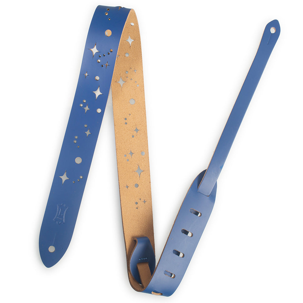 Levy’s MJ12GSC-BLU Kids Galaxy Punch Out Guitar Strap - Blue