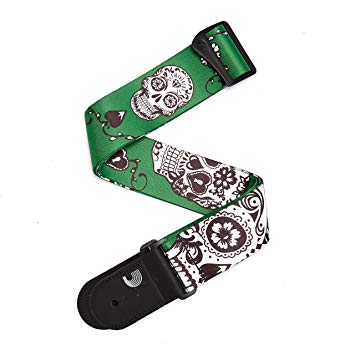 D'Addario P20W1411 - 2'' Gtr Stp, Sugar Skulls - Gr