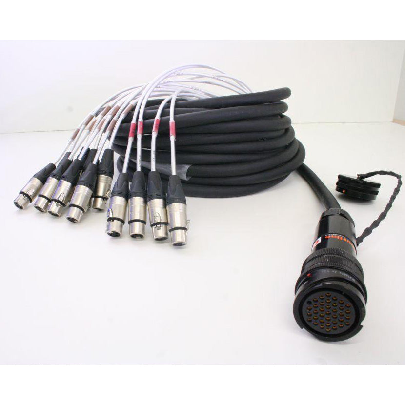 Digiflex SIB-V37-FAN-MX-75 - 75 Foot 12 Channel Fantail -Female 37 Pin Veam to 12 XLRM