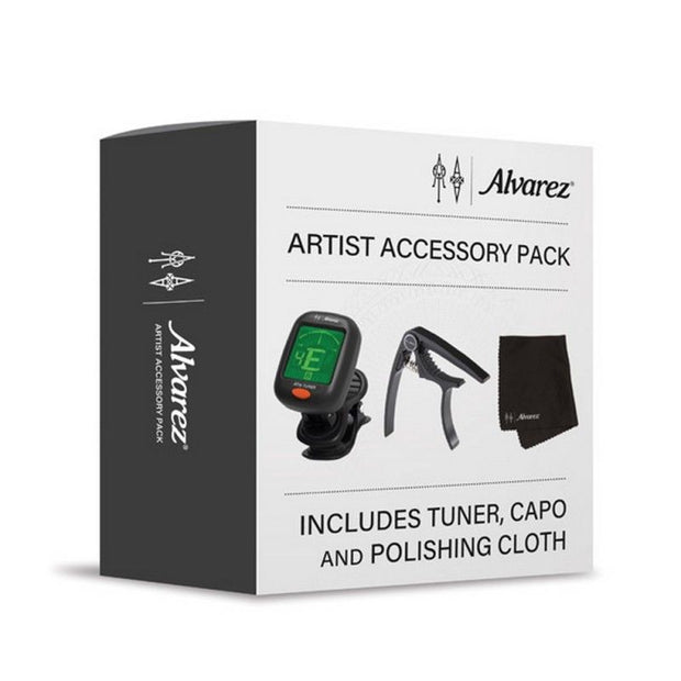 Alvarez AAP1 - Artist Accessory Pack w/ Tuner + Capo + Cloth