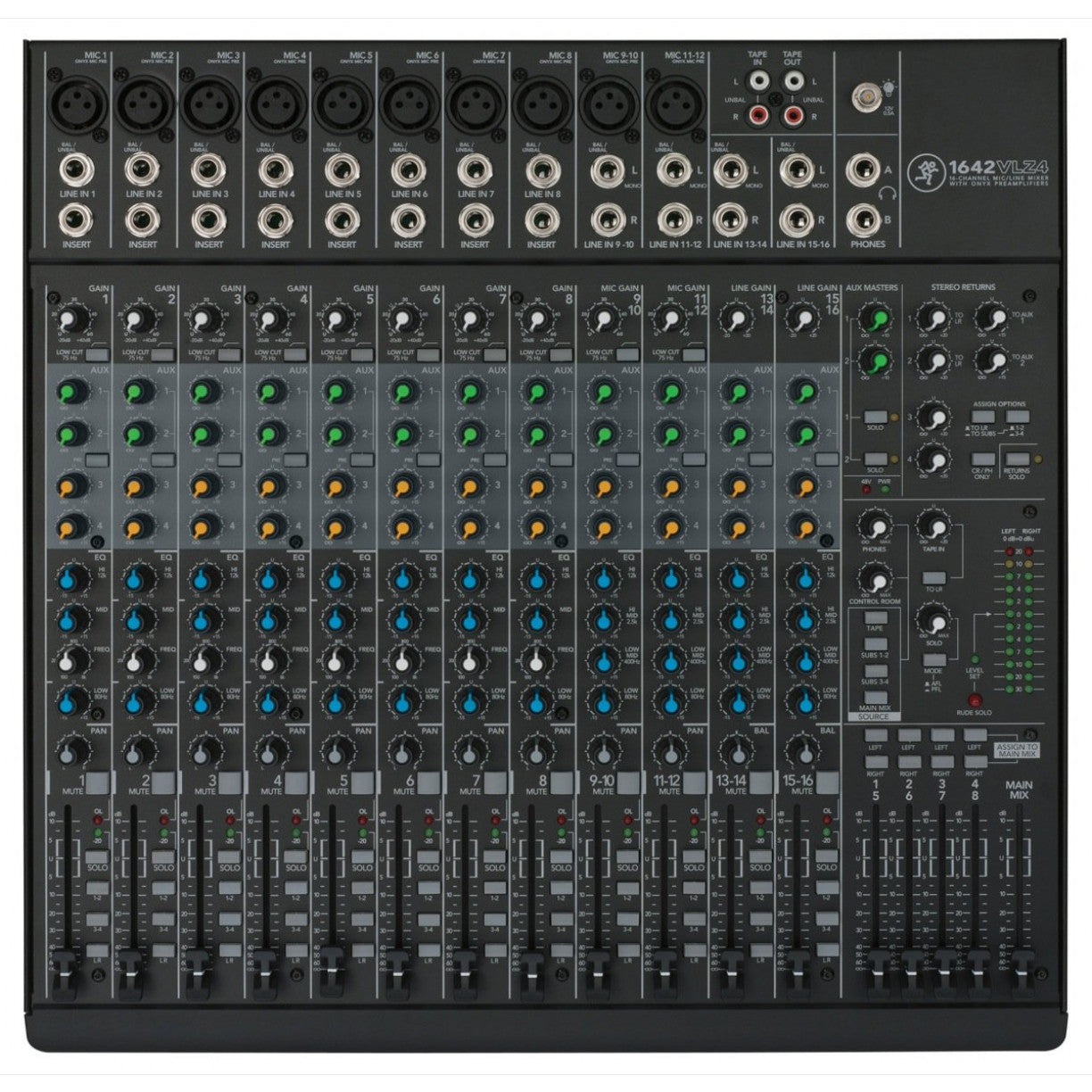 Mackie 802-VLZ4 Live Sound 8-Channel Mixer (RENTAL) – Music City