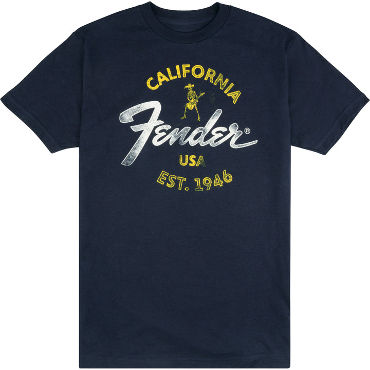 Fender Baja Blue T-Shirt Blue