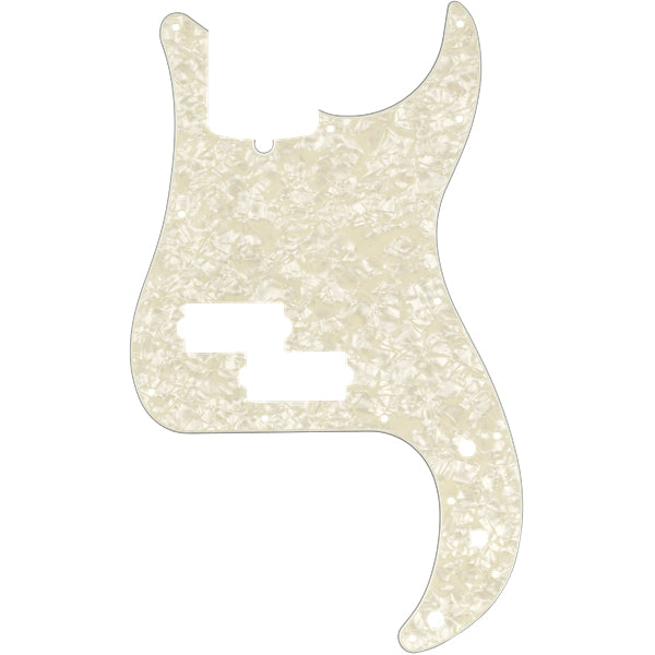 Fender Pickguard for Precision Bass 13-Hole Mount 4-Ply - Aged White Pearl