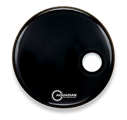 Aquarian SMPTCC20BK - 20'' Bass Drumhead Small Ported Black
